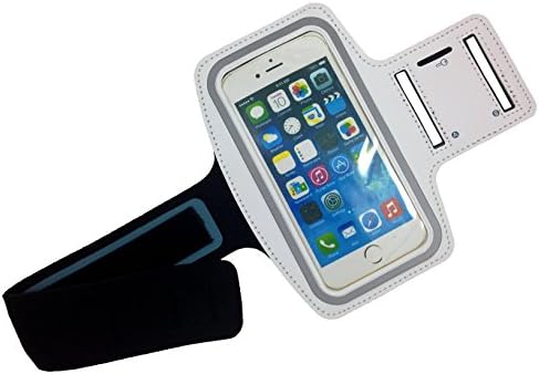 ASCT iPhone 6 Plus and 6s Plus 5.5'' Neoprene Running Armband (White)