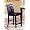 3 Pc Ivory Marble Top Counter Height Bar Set, Table with 2 Stools