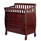 Dream On Me Marcus Changing Table, Cherry, Small
