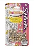 The Original BeDazzler Stud Refills 200/Pkg-100 Gold/100 Silver