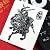 映画「レッドクリフ」で大人気! 彩蒔絵シール 三国志蒔絵 趙雲(ちょううん) 黒(ブラック)