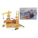 Dickie-Spielzeug 203608350 - Construction Set, Kran, Hebebr�cke, Drehscheibe, Greifer, F�rderband, beweglich Teile, 2 Fahrzeuge
