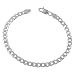 Beautiful Solid 925 Sterling Silver Curb Link Bracelet