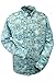 Aqua Design Long Sleeve Fly Fishing Shirt - Mens Camo Saltwater Vented Shirts Aqua Sky: Size Large