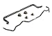 Hotchkis 22815 Black Sport Sway Bar Set for Audi Allroad