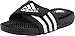 adidas Adissage Slides Sandal, Core Black/White/Black, 2 US Unisex Little Kid