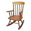 Gift Mark Deluxe Children?s Spindle Rocking Chair, Honey