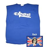 Sex Pistols - White Logo - T-Shirts - blau - Gr��e: L - Sex Pistols