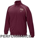 Nike - Nike Florida State Seminoles (FSU) Garnet Full Zip Performance Track Jacket