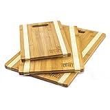 Sanskrit by Gammelberg, 3-Piece Bamboo Cutting Board
