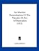An Absolute Determination Of The Viscosity Of Air: A Dissertation (1913)