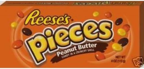 Reeces Pieces By Hershey 4 Oz Theater Candy Pack