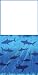 Creative Converting Shark Splash Plastic Tablecover, Rectangle, 54
