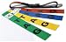 GILBERT Training Equipment Tag Belts (896-001-002-004-005), YELLOW, JUNIOR