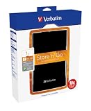 Verbatim 53018 Store 'n' Go Portables 1TB externe Festplatte (6,4 cm (2,5 Zoll), 5400rpm, 8MB Cache, USB 3.0/2.0/1.1) schwarz