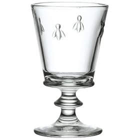 Buy La Rochere Bee D&eacute;cor 8.5 Ounce Wine Goblet Set of 6