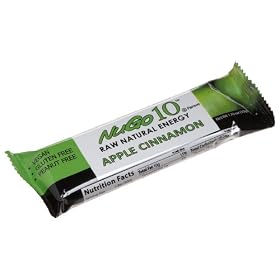 NuGo 10 Raw Natural Energy Bar, Apple Cinnamon, 1.76-Ounce Bars (Pack of 12)