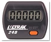 New ULTRAK 240 Step Counter Pedometers Large Display Low Power Consumption Single Button Operation