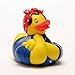 Rubber Duck - Rosie The Riveter | Bath Duck | L: 11 cm