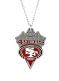 San Francisco 49ers Chain Necklace & Pewter Pendant