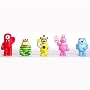 Yo Gabba Gabba Exclusive Vinyl 5-Pack Yo Gamma Gabba! Gang