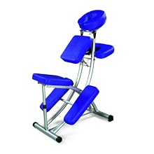 3B Scientific W60606B Blue Pro Massage Chair, 47.2" Length x 21.7" Width x 29.5" Height
