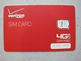 Verizon Wireless NANO 4G LTE SIM Card 4FF for Apple iPhone 5