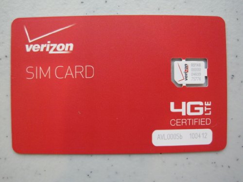 Verizon Wireless NANO 4G LTE SIM Card 4FF for Apple iPhone 5
