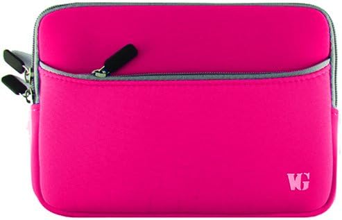 Universal Durable Neoprene Protective Sleeve Cover Carrying Case for any 11.6 inch Laptop / Netbook or Apple Macbook Air, Magenta Laptop Sleeve + Includes SumacLife TM Wisdom Courage Wristband