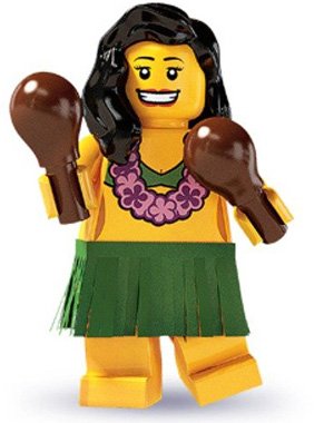 LEGO - Minifigures Series 3 - HULA DANCER