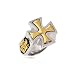 maltese17  - Ed Hardy Bronze Maltese Cross Ring