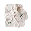 Kee-Ka Organic Bib&Burpcloth Set/Sweetpea (O/S)