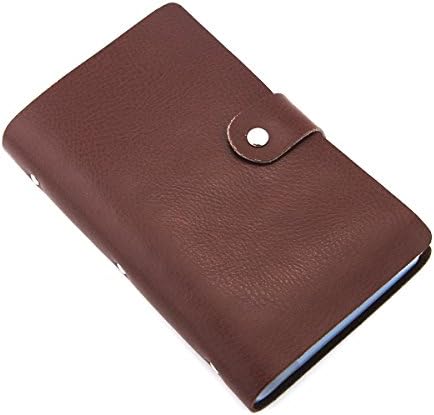Business, ID card, Credit Card, Bank card holding bag, Holder, 90 cards, Real Leather (Brown)