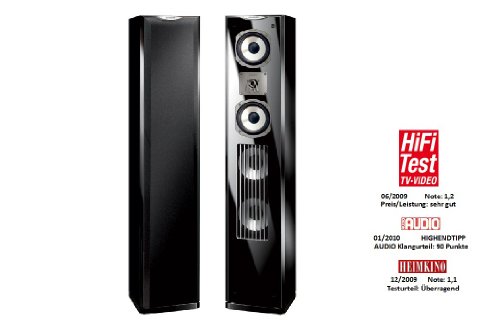 Quadral Platinum M5 Schwarz 3-Wege Bassreflex Standlautsprecher Stück