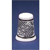 Celtic Bird Fine English Bone China Thimble