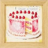 アートポスター額付『フェリー・ステファニア』《ストロベリーケーキ》