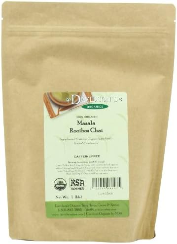 Davidson's Tea Bulk, Masala Rooibos Chai, 16-Ounce Bag