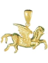 CleverEves 14K Gold Pendant Pegasus 5.5 - Gram(s)