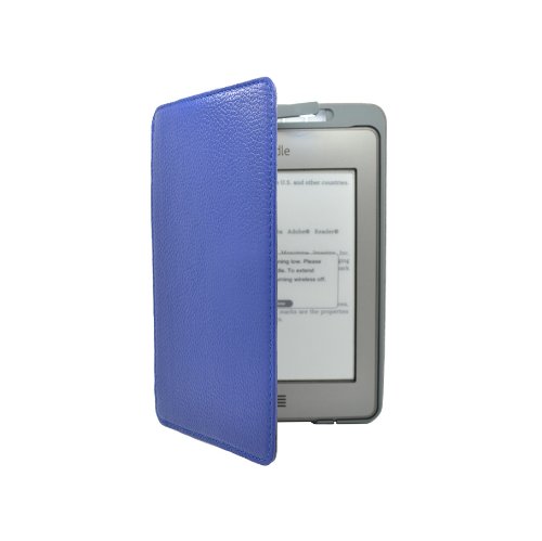 Blau Genuine Leder Schutzhülle