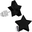 Black Acrylic Star Stud Earrings