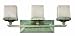 San Simeon Silver Leaf Bathroom Vanity Light Fredrick Ramond (FR59193SLF)