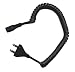 Genuine Philips DAP101 Shaver Mains Lead Curly Cable, UK 2 Pin - Shaver Adapter Sold Separately (DSP1273)