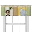 Tiddliwinks Window Valance- Jungle Friends