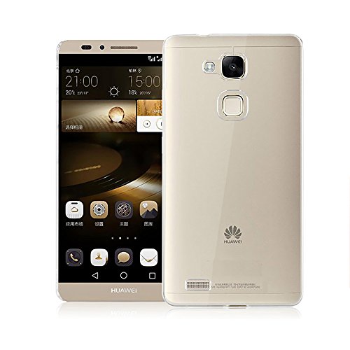 Ebestsale Ultra Thin Slim Crystal Clear Soft TPU Back Cover Transparent Fitted Skin Case for Huawei Mate 7