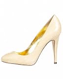 Hannah Snakeskin Pump - Tea (7)