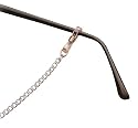 Apex Glasses Fashion Chain, Silver (Pack of 2)