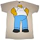 Information THE SIMPSONS “HOMER COSTUME SHIRT” Tan Fine Woven Cotton Tee Licensed Holiday Special Information THE SIMPSONS “HOMER COSTUME SHIRT” Tan Fine Woven Cotton Tee Licensed Holiday Special