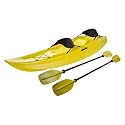 Lifetime Manta Tandem Kayak with Paddles and Backrests (Yellow, 10-Feet)