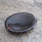 Thumb Palm WORRY STONE Tumbled Crystal GARNET
