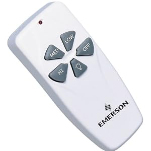 Emerson SR100 3-Speed Fan & Light Dimming Remote